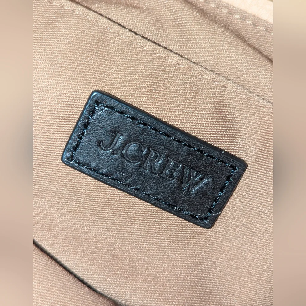 J. Crew Baby Bromton HoboTan Crossbody Bag with Chain Detail